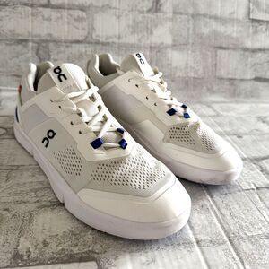 On The Roger Spin White Indigo Mesh CloudTec Speedboard Tennis Athletic Sneaker